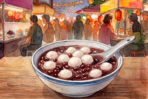 紅豆湯圓｜羅東老字號甜滋滋