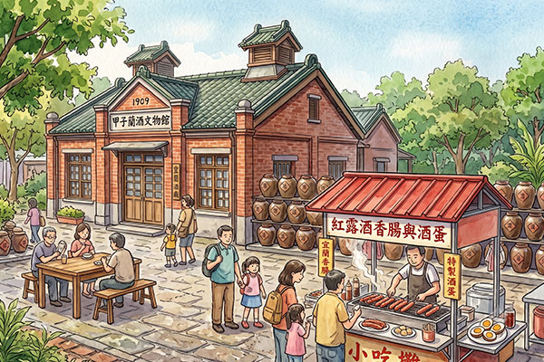 宜蘭酒廠｜經營百年的歷史空間