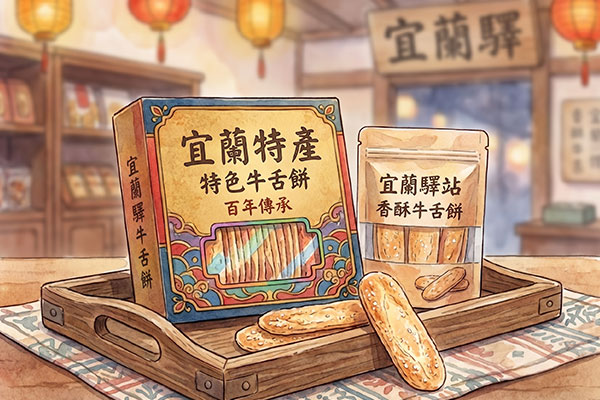 牛舌餅｜宜蘭經典伴手禮