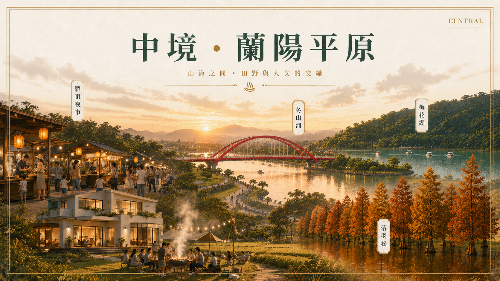 宜蘭中境・蘭陽平原 旅遊視覺