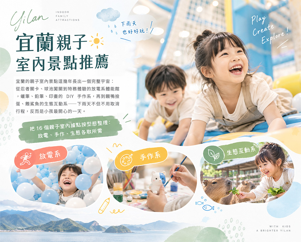 宜蘭親子行程——雨天改走室內一樣精彩